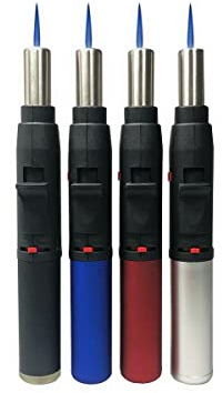 Mini Lötlampe Küchenbrenner, Stabfeuerzeug, Piezo Lötbrenner Gasbrenner Bunsenbrenner 1300°C