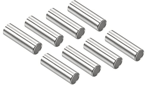 PATIKIL Inline Axle Bearing Spacers, 8 Pack Skates Speed Spacer Hardware Aluminum for 6mm Axle Roller, Silver