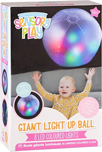 Family Games Sensory Play Boule sensorielle giante lumineuse avec lumiires LED