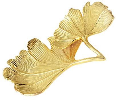 minkissy Plateau De Ginkgo Pour Bijoux Organisateur De Bagues Et Coupelle Décorative Pour Maquillage Et Accessoires