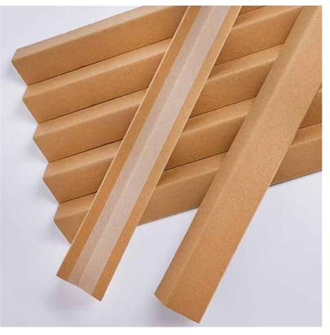 Kantenschutz aus Karton, L-förmig, robust, Eckenschutz aus Pappe, 3 mm breit, 100 Stück (Farbe: L 0,3 m/11,8 Zoll, Größe: THK 3 mm)