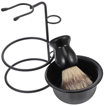 MAGICLULU 2 Sätze Bart-set Tassenständer Schnurrbart Rasierset Rasuradoras Para Hombres Nassrasierset Haarrasierer Für Männer Seife Für Männer Männlich Kunststoff Mann Veranstalter