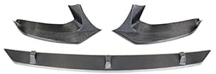REMAZ Auto Frontspoiler für BMW 5 Series G30 G38 M-Tech 2017-2019, Kohlefaser Frontstoßstange Splitter Lip Body Kit Splitter Antikollision Auto Zubehör