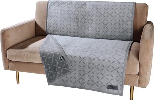 LOOKS BY WOLFGANG JOOP Sessel- und Sofaschoner Baumwollmischung grau Größe 100x200 cm