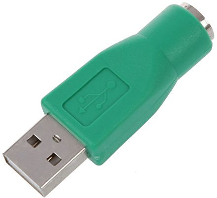 TAMOSH PS/2 vers USB Male Adaptateur Convertisseur pour Clavier Souris Mouse