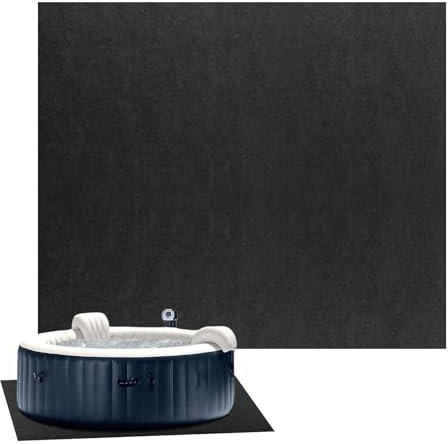 Extra Large Hot Tub Pad | Flooring Mat Protector 79X90 Inches,Non-Slip, Outdoor Absorbent Spa Pool Ground Base For BBQ Hiking, Yoga