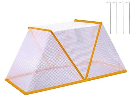 FewNvWa Portable Plant Cover with Ground Stakes for Planter And Flowerbed, Multi, 49cmx38cmx22cm