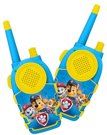 Conjunto DE WALKIE TALKIES Infantiles Patrulla Canina INTERCOMUNICADORES A Pilas (NO Incluidas)