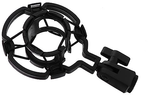 Gatuida Soporte Para Micrófono De Plástico Antivibración Montaje De Clip Para Micrófonos De Condensador Estudio Suspensión Antichoque Para Grabación Profesional