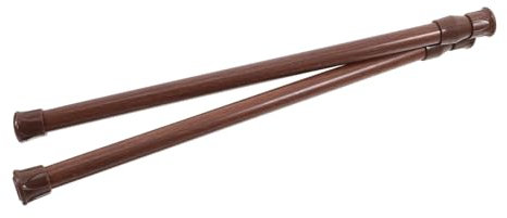 Zerodeko 2pezzi Asta Per Tende Tensione in Metallo Trapano Asta Tensione Per Finestre e Porte Flessibile Per Tende Da Doccia e Armadietti