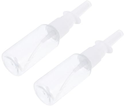 Botella Pulverizadora Nasal Pet Portátil para Ñiño 20ml 2 Piezas | Limpieza Suave de Secreciones, Operación Segura, Ayuda Congestión, Acabado Brillante y Diseño Agradable