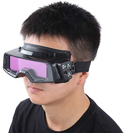 CHICIRIS Welding Glasses, Welding Helmet Accessories Automatic Dimming Screen Welder Protective Goggles Glasses Auto Darkening for TIG MIG ARC Weld Cut Grinding