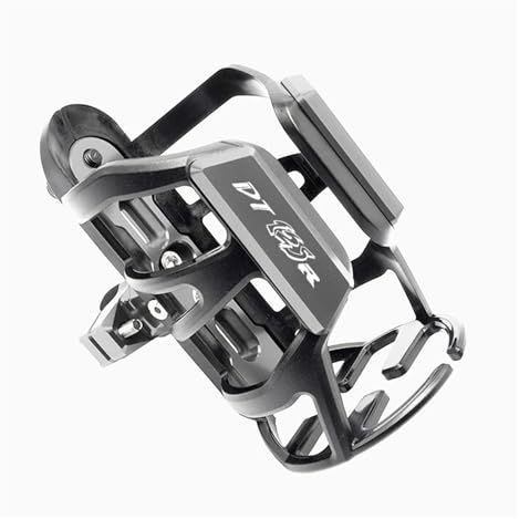 Soporte Bebida Moto Portavasos para DT125R DT125RR Accesorios para Motocicletas Portabotellas CNC Portavasos(Titanium)