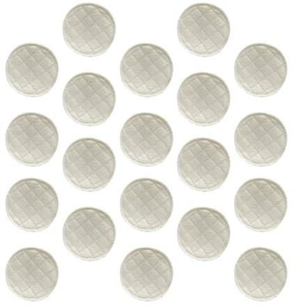 Garneck Cache-tétons de Maternité en Coton Lavable et Réutilisable, 20 Pièces, Triple Épaisseur Absorbante pour Allaitement Confortable et Baby Shower