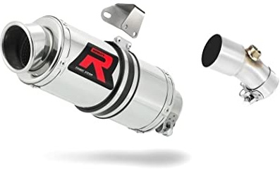 DOMINATOR Terminale di Scarico Marmitta Silenziatore GP1 compatibile con ER - 6 N/F 650 2006-2008