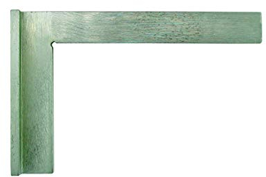 HaWe Stahl-Anschlagwinkel 1000mm x 500mm - Schlosserwinkel, Rechter Winkel, 90 Grad