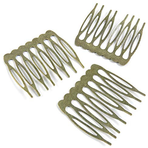K0JJ0C Schmuck-Anhänger mit Haarkamm, Antik-Bronzefarben antique bronze