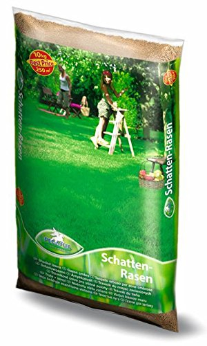 Pegasus Schatten-Rasensamen, 10 kg für 250qm, 622227 – Schattenrasen für dichte Rasenteppiche, schnellkeimend, ideal für schattige Lagen, langlebig, Rasensaat