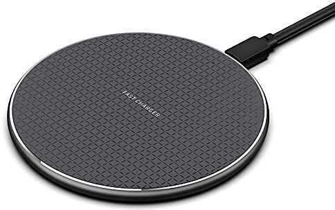 Chargeur de téléphone sans fil Qi 10 W pour Blackview BV5800 BV6800 BV9500 BV9600 BV9700 BV9800 BV9900 Pro Plus, Noir