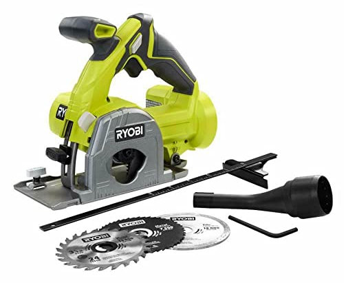 RYOBI ONE+ - Sierra de inmersión multimaterial inalámbrica de 18 V de 3-3/8 pulgadas (solo herramienta)