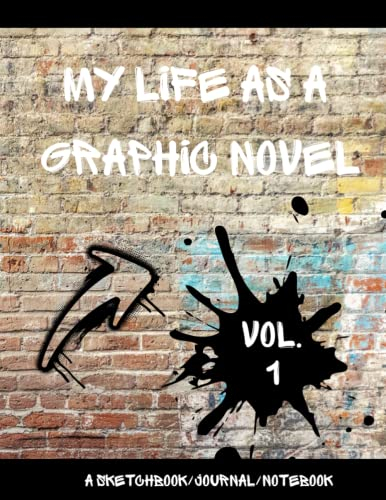 My Life As A Graphic Novel- Brick Wall edition-Skecthbook/ Journal/ Notebook