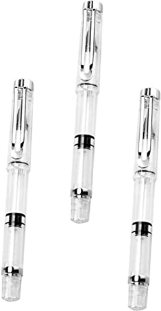 NUOBESTY Refillable Fountain Ink Brush Pen Soft Tip Calligraphy Pen Portable Type for Writing and Drawing 5.5 Inch