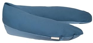 ULLENBOOM Schwangerschaftskissen & Stillkissen 190cm - Mikroperlen Füllung | Extra leise Mikroperlen, Bezug: 100% Baumwolle, OEKO-TEX zertifiziert, Made in EU, Schadstoffgeprüft und waschbar