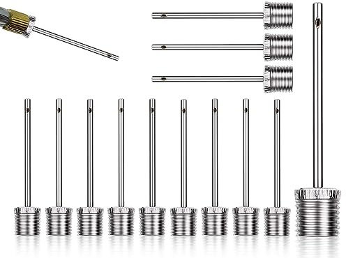 KAPSING 12 Nadeln zum Aufblasen von Bällen, Ballpumpe Nadeln, Wird im Fußball, Basketball, Rugby usw. Verwendet.