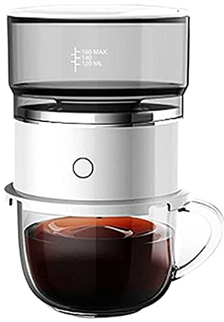 Cafetera Cafetera Portátil Máquina de Café Automática Cafetera de Goteo Manual Máquina de Café en Polvo Compañero Cafetera de Goteo Mantener Caliente