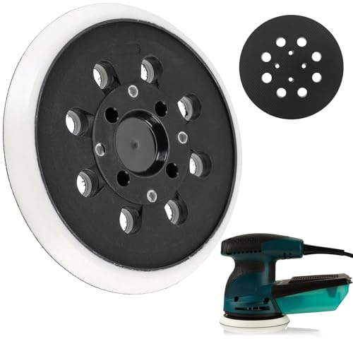 TOATELU Plato abrasivo profesional autoadhesivo: 8 orificios, diámetro 125 mm, accesorios para Bosch PEX 300 AE 400 AE 4000 AE 4000 AE