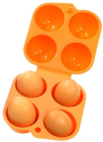 Camping-Eierbox, Camping-Eierhalter,Eieraufbewahrungsbox, tragbar | Praktischer Küchenbehälter für Camping, Picknick, Reisen, Kühlschrank, Außenbereich