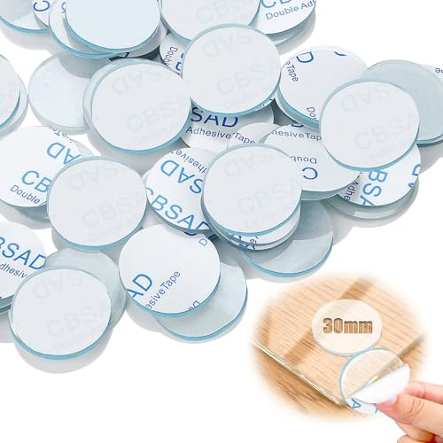 Mbsomnus 50 Pièces Patin Antiderapant 30mm Patin Silicone Patins Antidérapants Transparent Tampon Antidérapant Autocollant Espacement Rond Anti Bruit pour Dessus en Verre Tiroirs Armoires Portes
