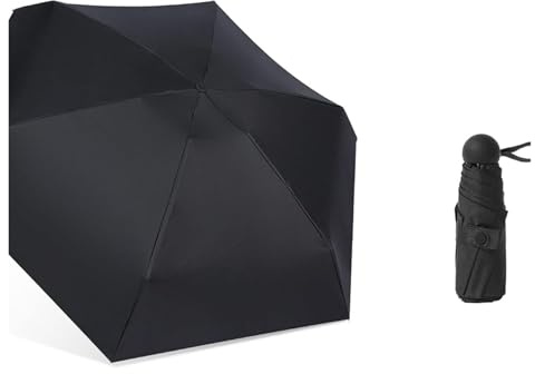 Ombrello portatile, ombrellone, ombrellone da spiaggia, ombrelli pieghevoli, ombrello pieghevole antivento 6 costole, ombrello tascabile 8 colori, ombrello piccolo - compatto, leggero, resistente, min