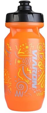 YXINAER 550 ml Fahrrad Wasser Flasche Road Grade Sport Fitness Laufen Reiten Wasserkocher Auslaufsicher Trinken Fahrrad Flasche Käfig(Orange)