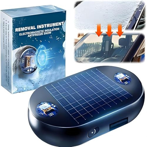 BesBet Enteiser Auto, 360°-Enteisungsmöglichkeiten Scheibenenteiser Akku Schnelle Und Einfache Installation Bei Kältestem,1PCS