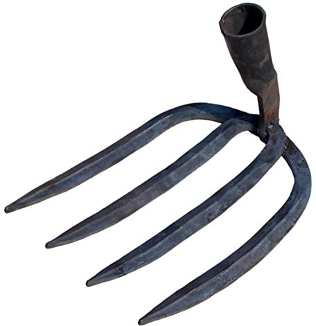 CIYODO Râteau De Jardin à Dents Tête De Râteau Outil De Jardinage pour Nettoyage Débris