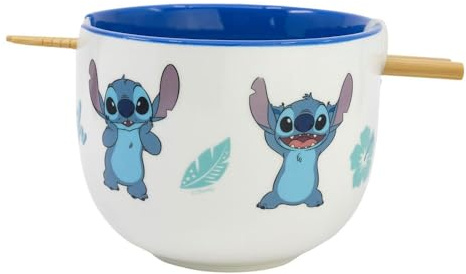 Lilo & Stitch ramenskål med pinnar, stitch