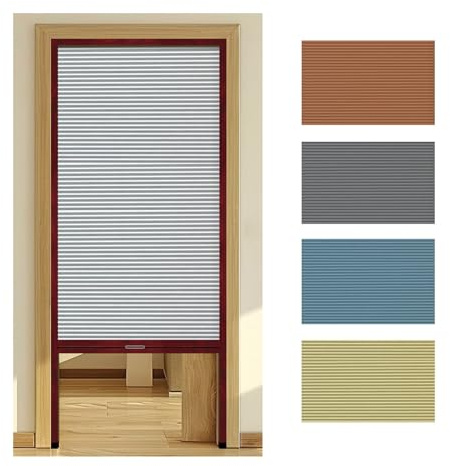 GOCHUSX Puerta Plegable Acordeon Personalizada, Puerta Corrediza Retráctil De Aluminio, Puerta Plegable Vertica para Entrada, Patio, Habitación, Garaje