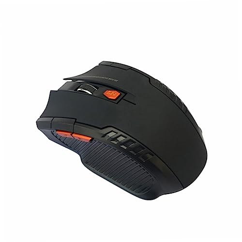 TEHAUX Souris Ergonomique sans Fil 2.4ghz pour Jeu, 6 Boutons, Récepteur USB, Dpi Réglable 800/1200, pour PC et Ordinateur Portable