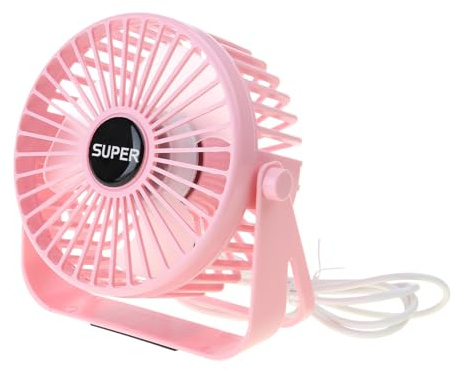 our fave Ventilador portátil USB para escritorio, con fuertes flujos de aire, funcionamiento silencioso, 3 velocidades, giratorio, para habitación