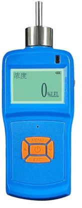 Rilevatore di gas, Dispositivo di allarme rilevamento portatile con pompa aspirazione Rilevatore gas ossigeno combustibile, idrogeno solforato, monossido carbonio per lavoro, casa(Ammonia NH3)