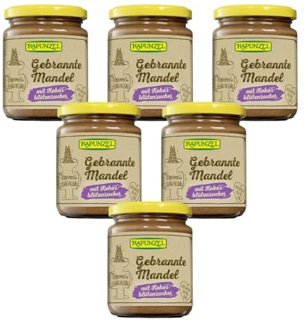 Rapunzel Bio Gebrannte Mandel mit Kokosblütenzucker (6 x 250 gr)
