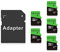 KEXIN Micro SD Karte 32GB Micro SD 5 Stück SD Karte mit Adapter, C10 U1 Speicherkarte Micro SD