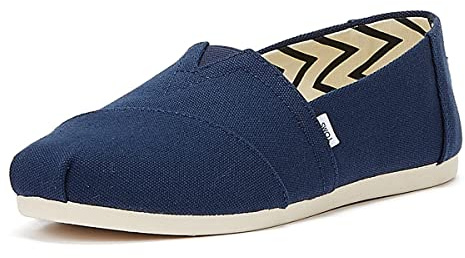 TOMS Womens Alpargata Espadrilles Shoes Blue 6 UK
