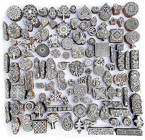 Royal kraft Sortiert Hölzern Block Drucken Stempel (Set von 10) Bulk01_10