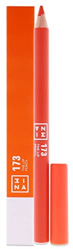 3INA MAKEUP - The Lip Pencil 173 - Naranja - Perfilador de Labios Naranja con Aceite de Jojoba para Hidratar y Nutrir - Delineador de Labios con Efecto Voluminizador - Vegan - Cruelty Free