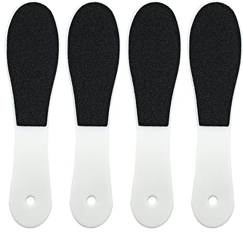 4 Pieces Double-Sided Foot File Foot Rasp File Dead Skin Remover Foot Scrubber Hard Skin Remover Foot Care for Wet and Dry Cracked Feet