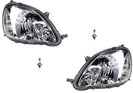 Johns, Compatible avec les phares Toyota Yaris P10 07/03-01/06 avec kit H4 gauche et droite