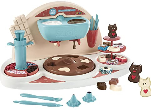 Smoby Chef Schokoladenfabrik - Schoko-Fabrik für Kinder ab 5 Jahren - Spiel-Set mit Zubehör und Rezepten (ohne Back-Zutaten)