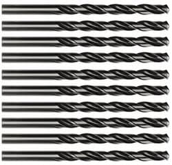 STROXX 10x Spiralbohrer - 6,5mm - HSS DIN 338 - Rollgewalzt - Stahlbohrer - Metallbohrer - Zubehör für Bohrschrauber und Bohrständer
